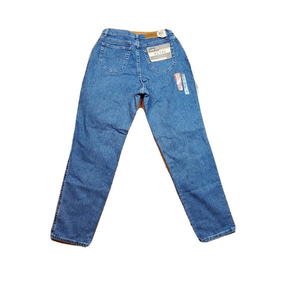 Lee Vintage Women’s NWT  Slim Stretch Pepper  Stone Wash Jeans Size 14M X 32 - Picture 1 of 8